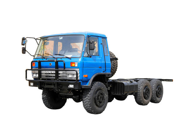 210马力加长轴距EQ2102G越野专用卡车底盘_六驱245尖头140运输车_6×6东风经典190马力长头军车载货运兵车二类平台