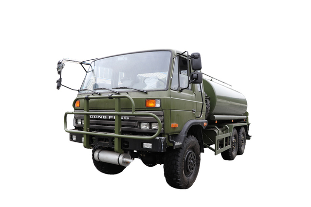 厂家190马力EQ2102G越野专用10m³水车_六驱245尖头140运输液体车价格_6×6东风经典210马力军车5/8/12/15/20方罐体配置电话