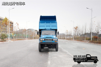 170马力东风4×4越野尖头自卸_四驱前2.5吨后8吨专用翻斗车_全驱定制液压举升工程车