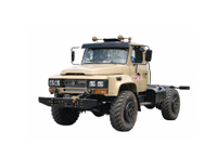 东风尖头EQ2070运兵车底盘_4×4越野专用车3.5吨小钢炮出口_190马力四驱卡车定制