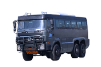 25+2座沙漠游客运输车潍柴340马力_东风越野专用底盘改装矿用通勤村村通_6*6经典25Y定制18/20/23/25/27/28/30/35乡村大巴中巴森林消防运输客车