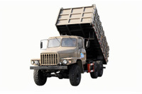 EQ2082越野专用自卸车_东风六驱经典240翻斗170马力卡车_2.5吨小钢炮6*6经典25Y工程运输