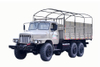 加高板货箱EQ2100E6D军车_六驱245尖头140运输车_190马力6×6载货车越野专用卡车