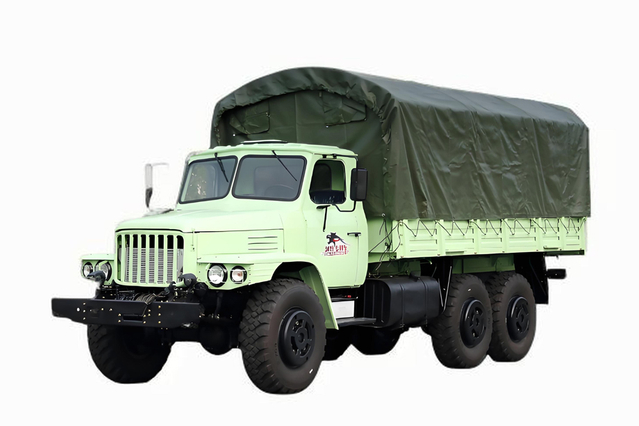 6×6经典EQ2100E6D军用卡车_六驱245尖头140载货运输车_190马力长头专用越野