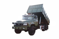 底盘改装EQ2100E6D越野专用自卸_六驱245尖头140翻斗_6×6东风经典190/210马力道路车