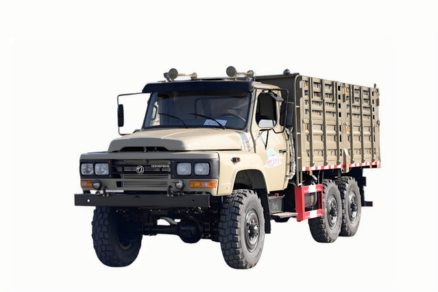 EQ2082越野专用卡车_东风六驱经典240载货170马力_2.5吨小钢炮6*6经典25Y工程运输