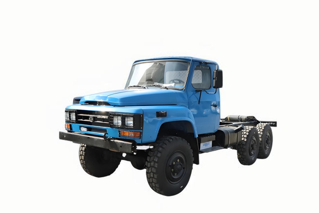 EQ2082底盘2.5吨小钢炮_东风240越野卡车170马力尖头_6*6经典25Y专用车底盘定制