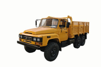 2.5吨小钢炮尖头EQ2082越野专用卡车_东风六驱240载货170马力_6*6经典25Y工程运输车