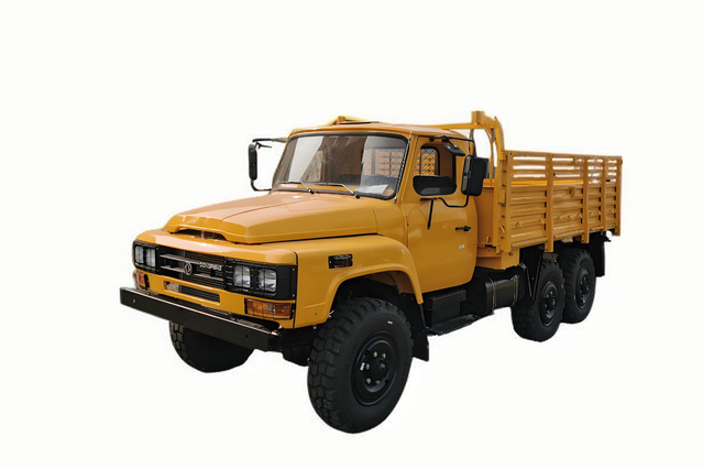 2.5吨小钢炮尖头EQ2082越野专用卡车_东风六驱240载货170马力_6*6经典25Y工程运输车