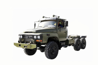 经典EQ2082底盘25Y小钢炮_东风240越野卡车170马力尖头_6*6专用车2.5吨底盘