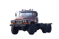 底盘EQ2100E6D越野专用道路运输车_六驱245尖头140卡车_6×6东风经典长头载货军车新款190马力