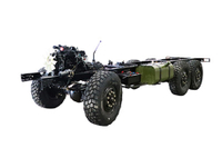 EQ2100E6D/EQ2102越野专用卡车三类底盘_245/246六驱140运输车_6×6东风经典190马力军车载货车底盘