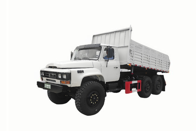 EQ2100E6D越野专用自卸_六驱245尖头140载货翻斗_6×6东风3.5吨经典190马力长头军车