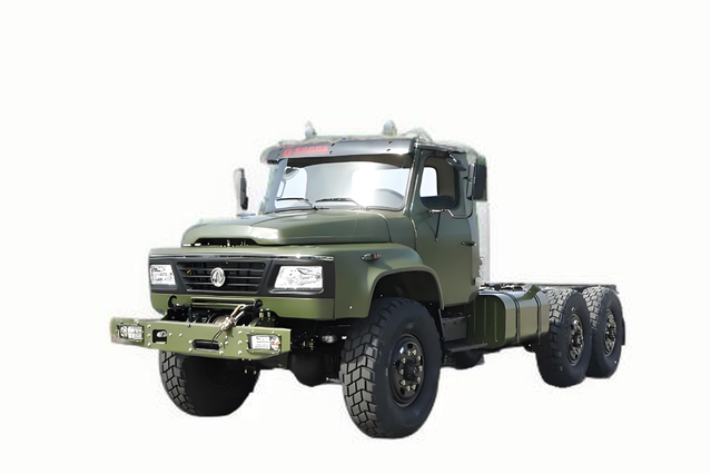 EQ2100E6D越野专用道路运输车底盘_六驱245尖头140卡车_6×6东风经典190马力长头载货军车