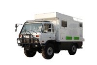 EQ2070越野改装四驱房车_190马力4×4三吨半柴油运兵车旅居车_东风153专用车
