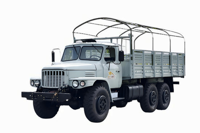 经典EQ2100E6D越野专用卡车_六驱245尖头140运输车_190马力6×6长头军车载货车
