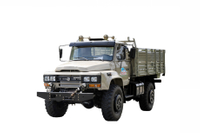 东风尖头EQ2070运兵车_4×4越野专用车3.5吨小钢炮出口_190马力四驱卡车定制