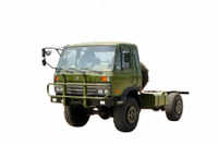 东风EQ2070排半145运兵车底盘_4×4越野专用车3.5吨小钢炮出口_190马力四驱卡车定制