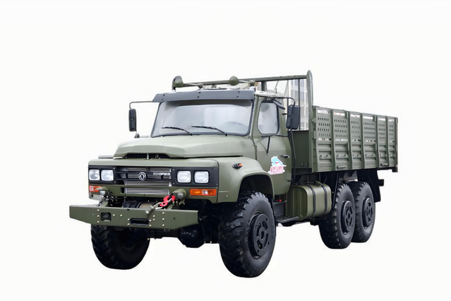 EQ2100E6D越野专用运输车_六驱245尖头140卡车_6×6东风经典190马力长头军车载货车