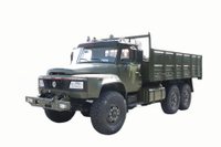 东风EQ2100E6D越野专用卡车_六驱245尖头140运输车_6×6经典190马力长头军车载货车