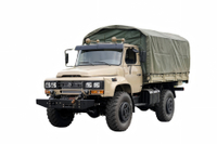 定制东风尖头EQ2070运兵车_4×4越野专用车3.5吨小钢炮出口_190马力四驱卡车定制