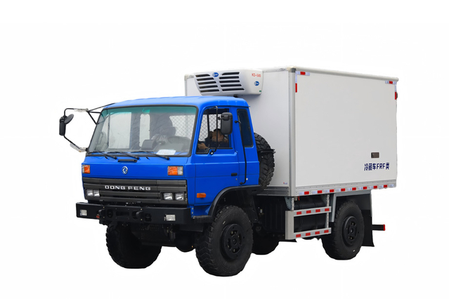 EQ2070排半145底盘改5/8/10/12/15方冷藏车_4×4越野专用箱式车_全驱动卡车定制厂家