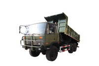 翻斗190马力EQ2102_六驱246平头153专用运输车_6×6越野专用经典老军车自卸