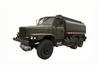 六驱EQ2082加运油车_东风6×6尖头专用车底盘_大容量移动加油机5/8/10/12/15方罐车