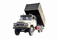 EQ2082越野专用翻斗_东风六驱经典240自卸170马力卡车_2.5吨小钢炮6*6经典25Y工程运输