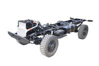 210马力EQ2070手动6挡钢板三类底盘_4×4东风越野专用车出口_四驱车定制不带仪表