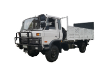 东风四驱平头EQ2070越野电动液压升降尾板_153卡车底盘改1.5吨装卸货举升板车