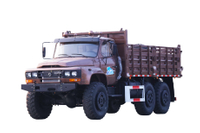 东风EQ2100E6D新款越野专用卡车_六驱245尖头140运输车_6×6经典190马力长头军车载货车