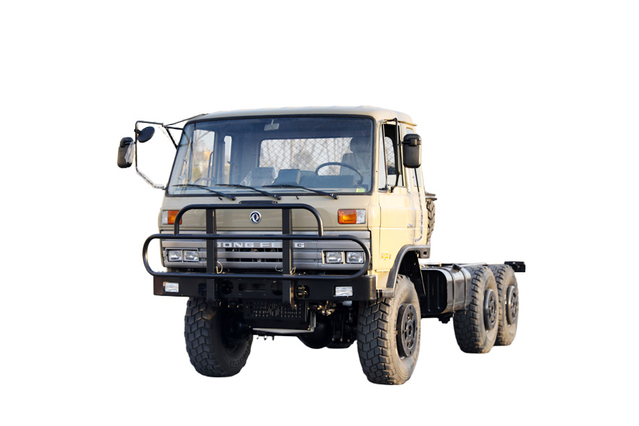 190/210马力EQ2102G越野专用卡车底盘_六驱245平头153运输车_6×6东风经典210马力军车载货运兵车二类平台