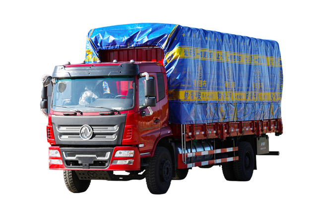 东风4×2潍柴266马力液压尾板仓栅运输车厂家_可定制4×4越野专用车底盘改制10/15/20吨出口报价_两桥后双胎拉牛羊蔬菜粮食载货配置