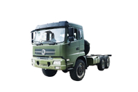 定制升级190/210马力EQ2102G越野专用卡车底盘厂家_六驱245平头153运输车价格_6×6东风经典210马力军车载货运兵车二类平台配置