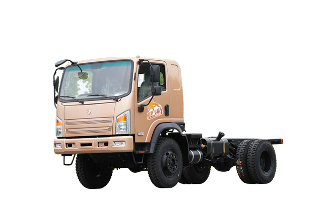170马力东风4×4越野专用车底盘改装厂家_可定制4×2载货/自卸/翻斗出口_挖机板/平板/厢式/仓栅/环卫/工程车报价