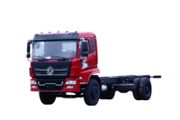 东风4×2潍柴266马力液压尾板仓栅运输车底盘厂家_可定制4×4越野专用车底盘改制10/15/20吨出口报价_两桥后双胎拉牛羊蔬菜粮食载货配置