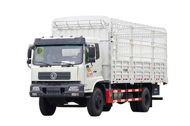 潍柴210马力4×2东风定制6800mm仓栅车价格改装厂家_销售电话可定制4×4越野专用车20吨出口报价_挖机板/平板/厢式/仓栅/环卫/工程车